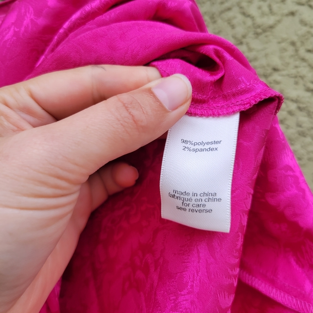 NEW Ronny Kobo Mae Floral Pink Maxi Slip Skirt - Picture 5 of 5